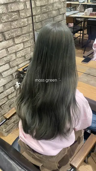 ロング カラー 中下 優光のヘアスタイル