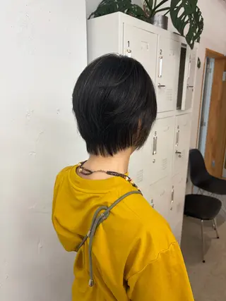 ショート かすみ/名駅徒歩5分 /カットモデルのヘアスタイル