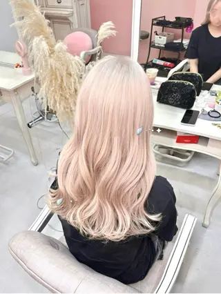 ロング カラー 韓国ヘア🎀マイカ| 新大久保のヘアスタイル