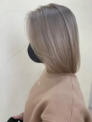 ミディアム カラー 伴藤 寿男のヘアスタイル
