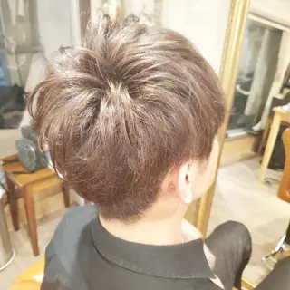 ショート メンズ spa hair ark 富井直美のヘアスタイル