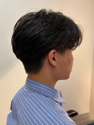 パーマ メンズ 保立/フェザーパーマ /メンズカット千葉のヘアスタイル