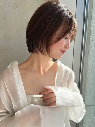 ショート カラー ショート、ボブの神✨ 峯朋也✂︎✨のヘアスタイル