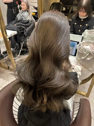 セミロング カラー 🍒ブリーチなしカラ ー/Sakura🍒のヘアスタイル