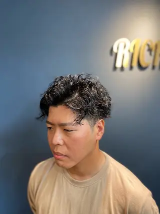 パーマ 【メンズパーマ】 山下勝勲のヘアスタイル