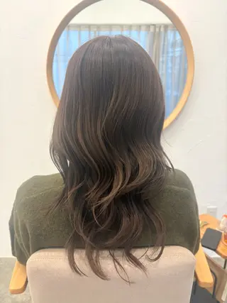 セミロング カラー 🫧Lien mizuki 🫧のヘアスタイル