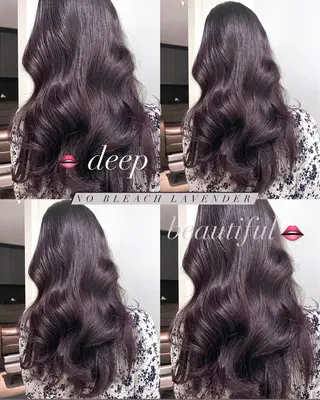ロング カラー 柔らかbeige モトキのヘアスタイル