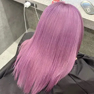 カラー Yoshiいろあそび 八王子/ハイトーンのヘアスタイル
