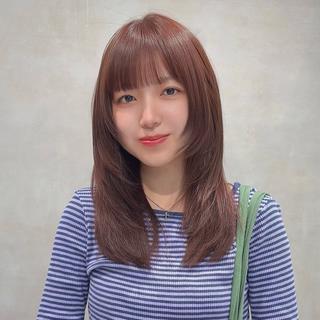 カラー Azu🩰/アレンジ /透明感カラー🎀/のヘアスタイル