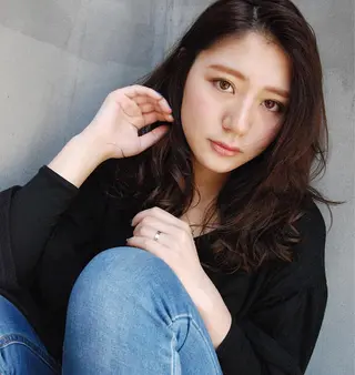 セミロング 七尾 彰観のヘアスタイル