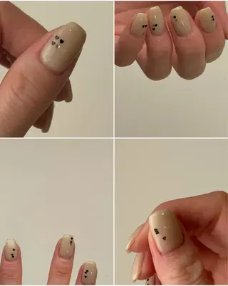ネイル 難波シンプルネイル 無垢NAIL◎むつみのネイルデザイン