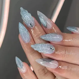 ロング カラー Bling Salonのネイルデザイン