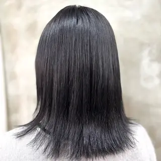 ミディアム カラー 艶髪‎カラー🤍 RIKAのヘアスタイル