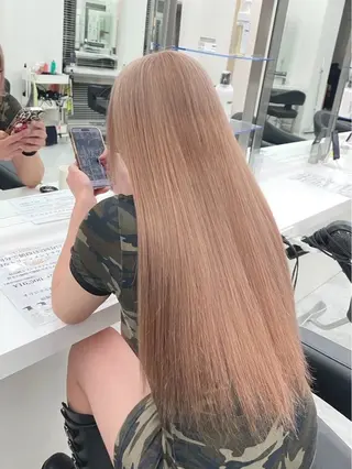ロング カラー 透明感カラー🫖🍑 /ririkaのヘアスタイル