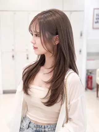 ロング カラー 金子 直樹のヘアスタイル