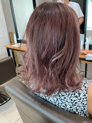 ミディアム カラー 美髪矯正✖️似合わせ 🌻ヒトミのヘアスタイル