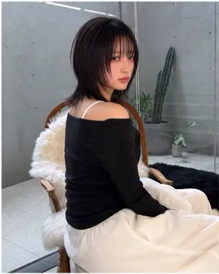 ミディアム pia 薬院のヘアスタイル