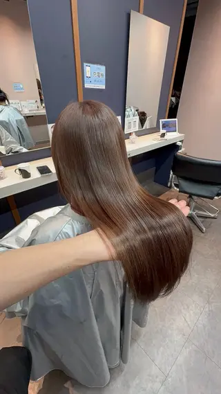 ロング カラー 韓国ヘア/髪質改善 /大和八木/内丸のヘアスタイル
