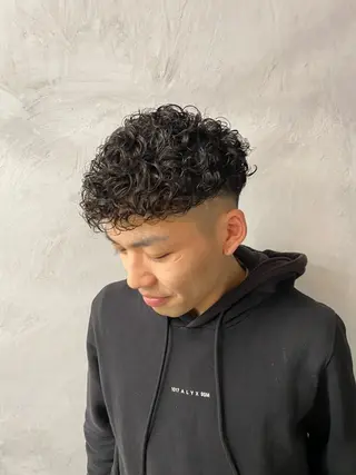 パーマ メンズ メンズサロンLOSS /rintaroのヘアスタイル