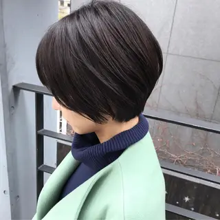 ショート カラー 大人女性ショート専門 tomodaのヘアスタイル