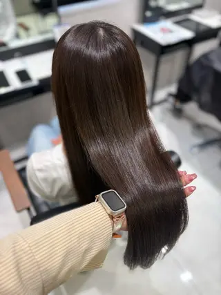 ロング ハルカ🌷ナチュラル 盛れ/韓国ヘアのヘアスタイル