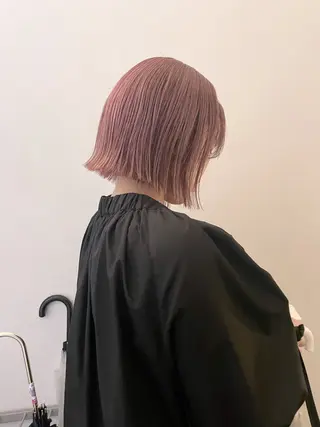 ショート カラー ハイライト🌟/ ボブ/豊田のヘアスタイル