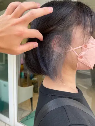 ショート カラー 比嘉 龍佑のヘアスタイル