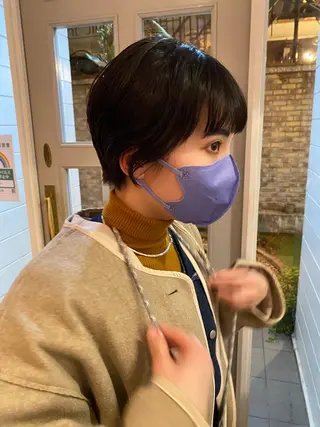 ショート ショート& パーマ　坂本のヘアスタイル