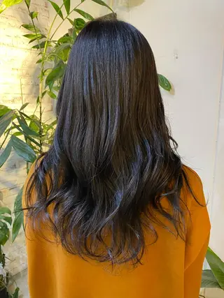 ロング カラー 長濱 俊のヘアスタイル