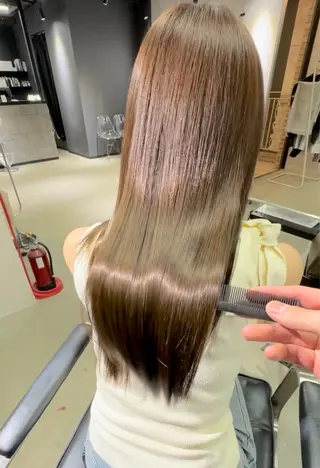 セミロング 韓国レイヤー🇰🇷 艶髪💎renのヘアスタイル