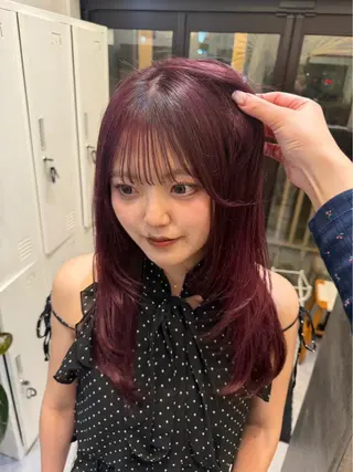 セミロング カラー 🎀ིྀTAP/ 西川結🎀ིྀのヘアスタイル