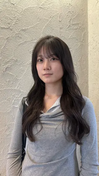 ロング 福田花音/スタイリ スト兼任アイリストのヘアスタイル