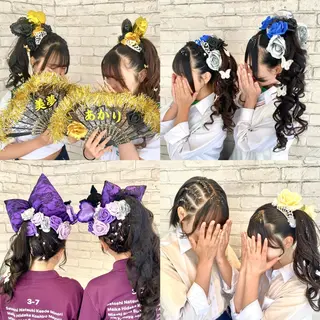 ヘアアレンジ 縮毛矯正／ハイライト 💙mai🐈のヘアスタイル
