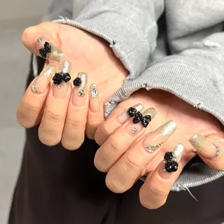 ネイル yuki❄️堺筋本町 韓国ワンホンのネイルデザイン