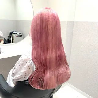 ロング カラー 🩵ブリーチカラー MIORI🩵のヘアスタイル