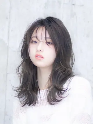 セミロング カラー 高濃度水素/髪質改善 /柳原大輝のヘアスタイル