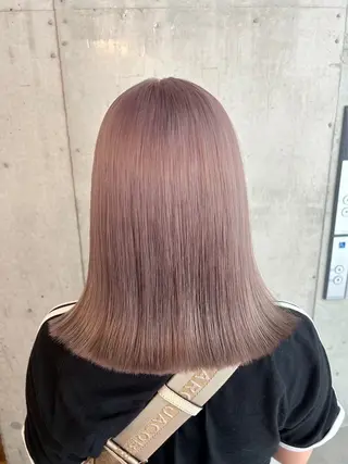 ミディアム カラー ヘアアレンジ 🫧似合わせ/透明感 カラー🫧 ハルヒのヘアスタイル