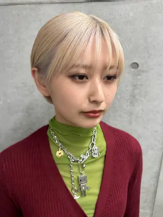 ショート カラー 原宿アンリ 山下卓也のヘアスタイル