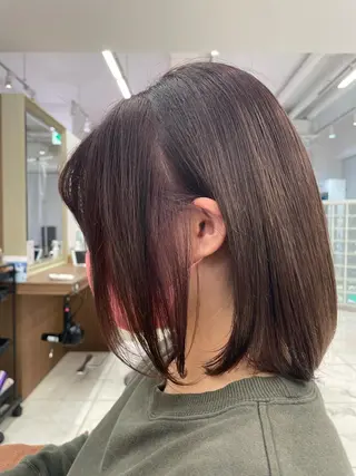 カラー 渡部凌我 小顔ウルフ ハイトーンカラーのヘアスタイル