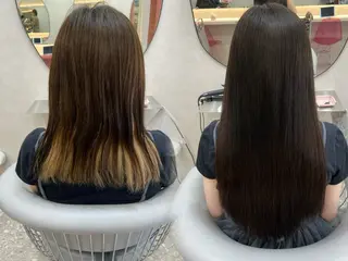 ロング カラー 新宿/韓国ヘア 中明度カラー/かやのヘアスタイル