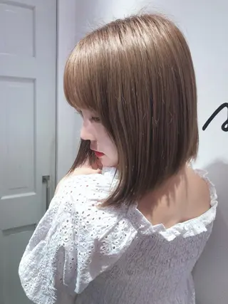ミディアム カラー パーマ ヘアアレンジ メンズ キッズ ネイル マツエク・マツパ 天神レイヤーカット No.1💖マユカのヘアスタイル