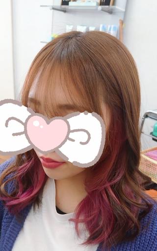 カラー 森長 咲子のヘアスタイル