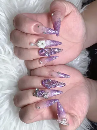 ネイル Anh ゴテゴテネイルのネイルデザイン