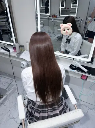 ロング ParveMix/ ワンホン/こころのヘアスタイル