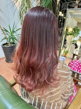 ロング カラー 石井 佑樹のヘアスタイル