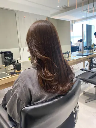 ロング カラー 艶感/ナチュラル 🌿マアヤのヘアスタイル