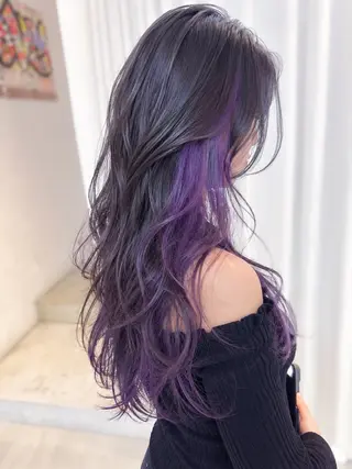 ロング カラー 【デザインカラー】 南堀江　宇都宮のヘアスタイル