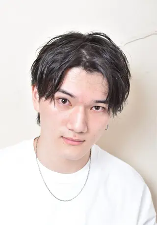 ショート カラー パーマ メンズ メンズ特化/パーマ指 名No.1/百瀬太郎のヘアスタイル