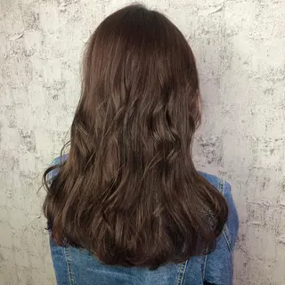 ロング カラー 小顔レイヤー/ ベージュ🤍Rieのヘアスタイル