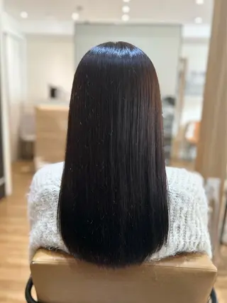 セミロング 🍒艶髪✨ 秋冬🍒モテヘアー✨のヘアスタイル